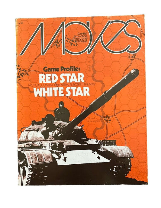 SPI Moves Magazine #12 Dec-Jan 1974 Tabletop WarGame - Red Star White Star