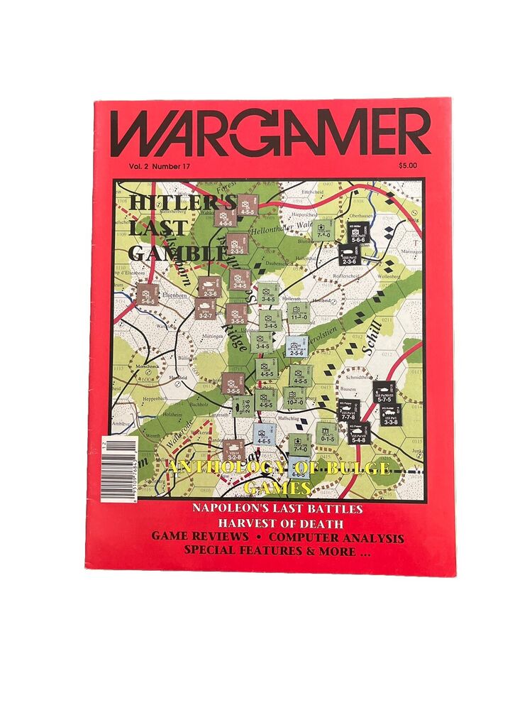 Wargamer Antique Game Magazine Vol 2 #17 Holiday 1989 - Hitler's Last Gamble