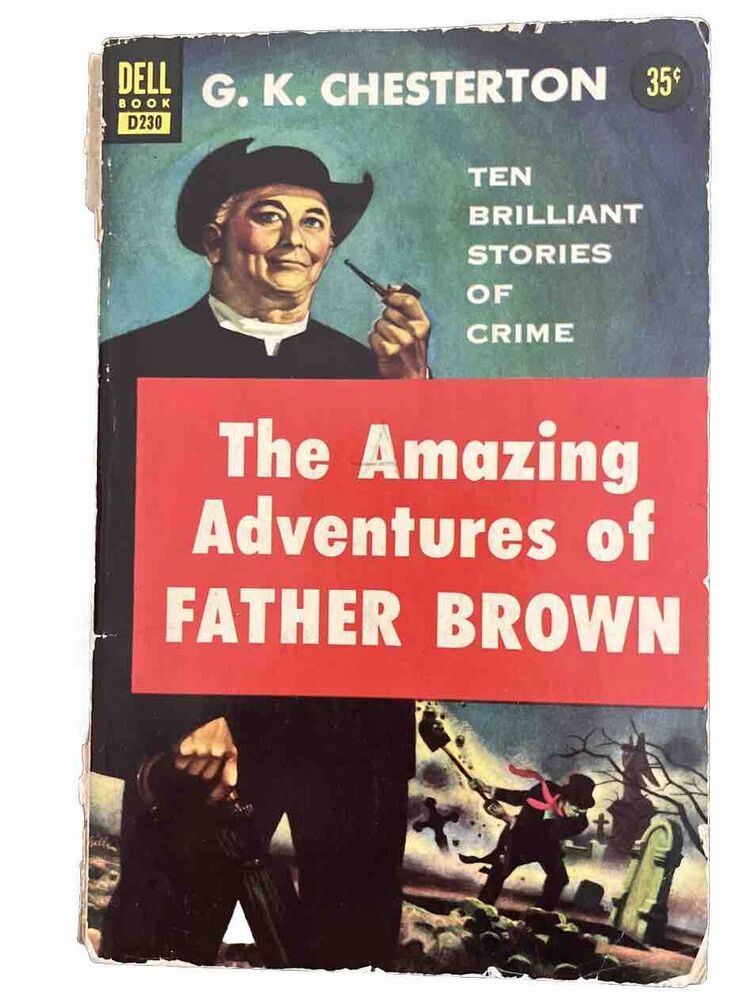 The Amazing Adventures of Father Brown by G K Chesterton - Dell D230- 1961