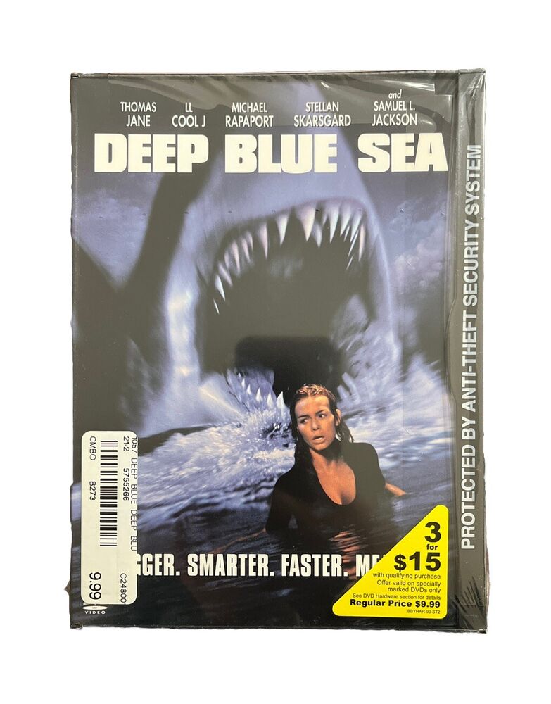 Vintage Collectable Movie Deep Blue Sea (DVD, 1999)