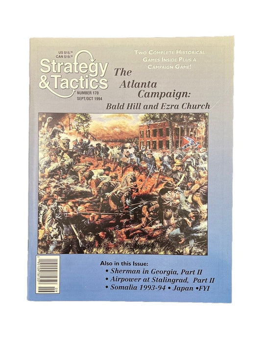 Strategy & Tactics Mag #170 The Atlanta Campaign: Bald Hill And Ezra Church