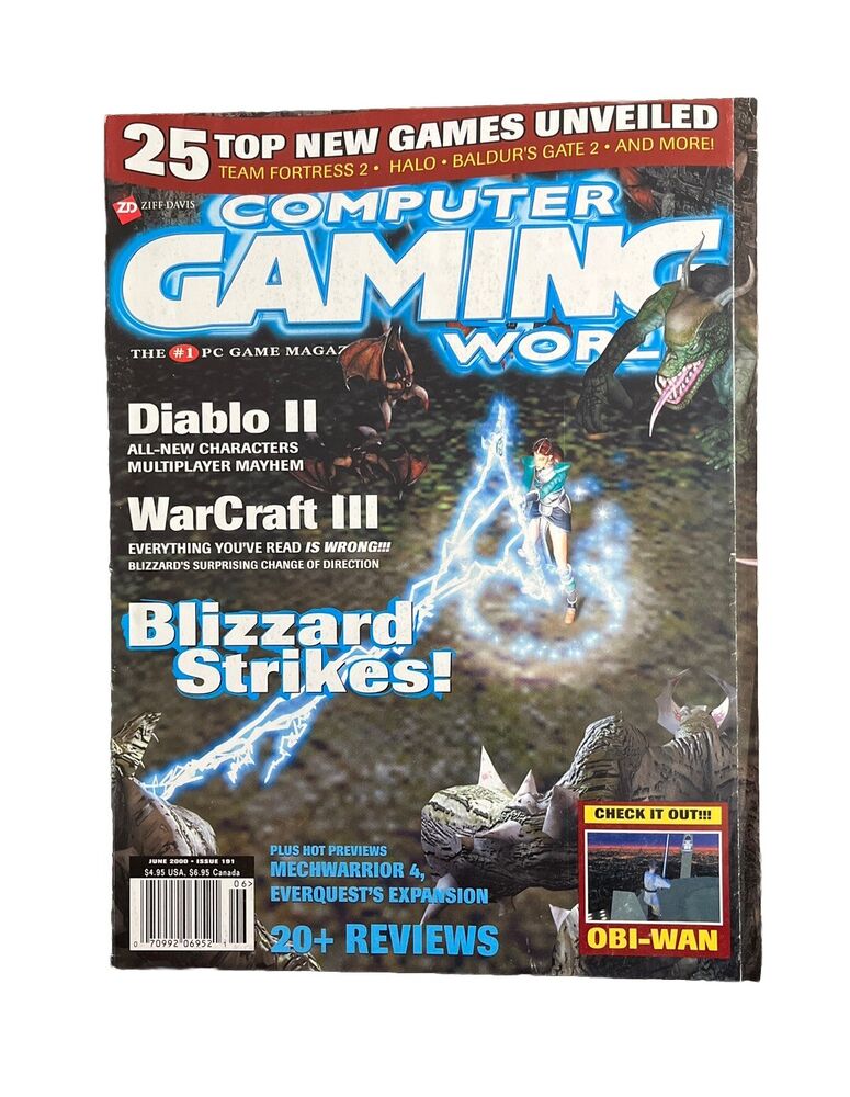 Collectable Computer Gaming World Magazine #191 June 2000 - Blizzard Strikes!