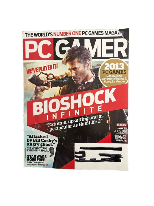 PC GAMER Video Game Magazine #237 March 2013 BIOSHOCK INFINITE