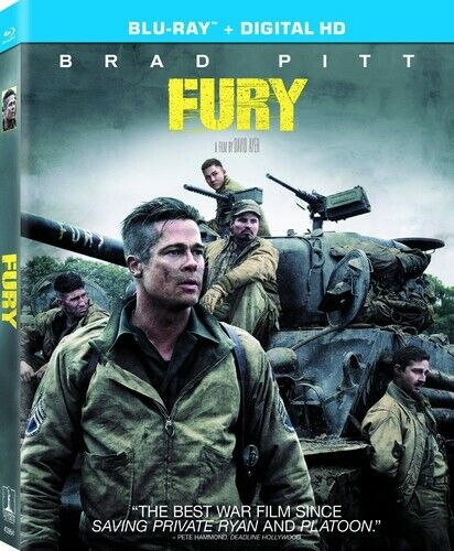 Fury (Blu-ray, 2014)