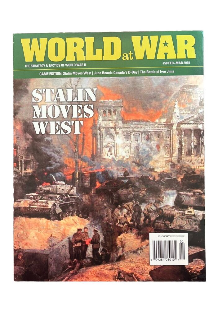Collectable World At War Game Magazine #58 Feb-Mar 2018 - STALIN MOVES WEST