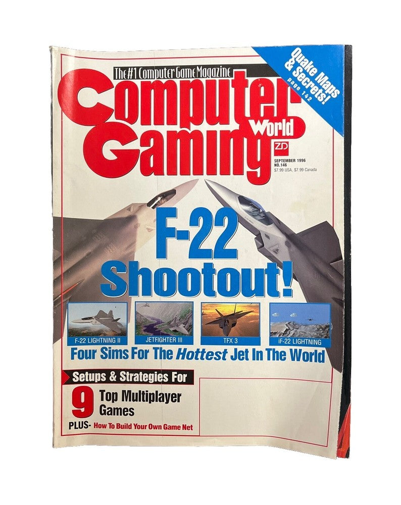 Computer Gaming World Strategy Magazine #146 Sep 1996 F-22 Shootout!