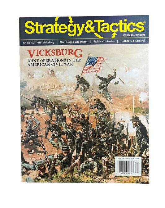 Strategy & Tactics War Game Magazine #328 With Historical Board Game - Vicksburg