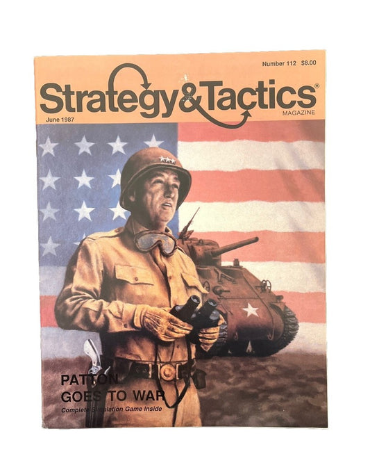 Vintage Strategy & Tactics Historical Wargame Magazine #112 Patton Goes To War