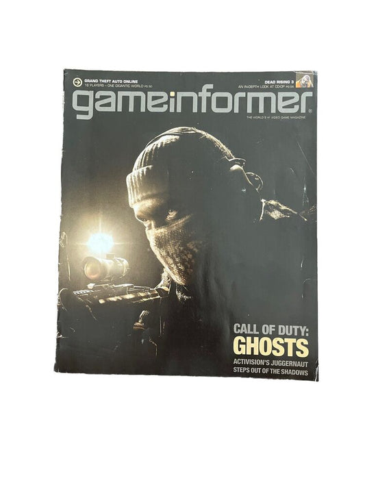 October 2013 Game Informer #246 Vintage Video Game Magazine Call Of Duty: Ghosts