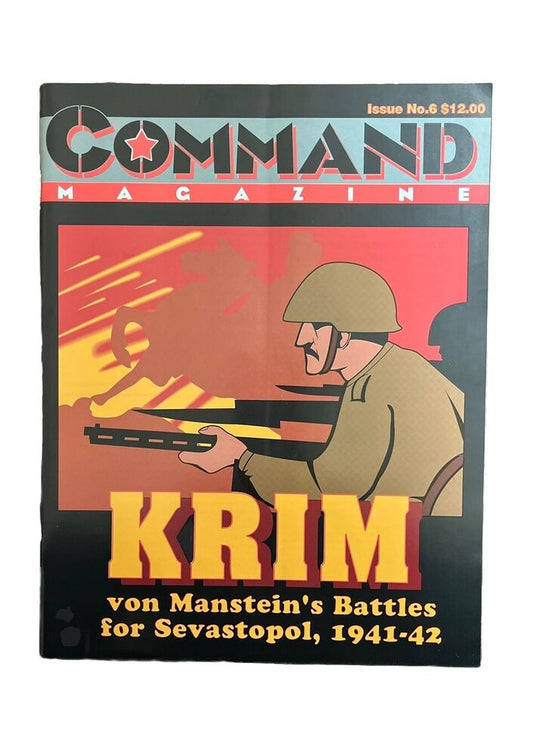 XTR Vintage Collectable Command Wargaming Magazine #6 Sept-Oct 1990 - Krim