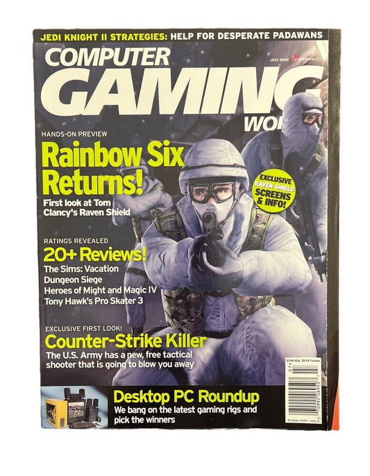 Vintage Computer Gaming World Magazine #216 July 2002 - Rainbow Six Returns!