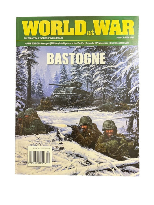 World At War Magazine #56 With Historical Military Board Game - BASTOGNE