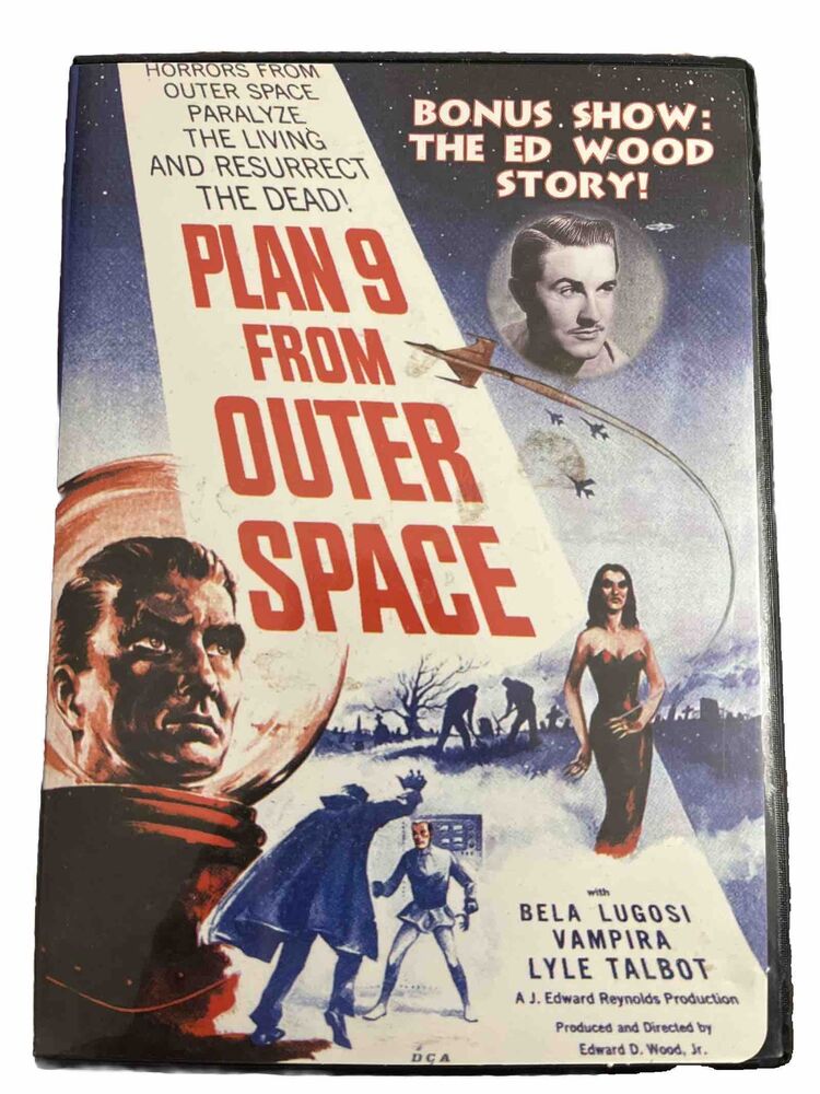 Plan 9 From Outer Space DVD Bela Legosi Vampira Bonus The Ed Wood Story