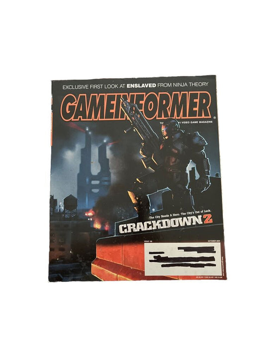 October 2009 GAME INFORMER #198 Collectable Video Game Magazine CrackDown 2