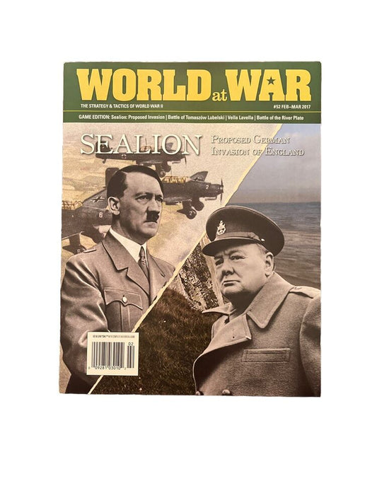 Decision Games World At War Magazine With Complete Historical Game #52 Sealion