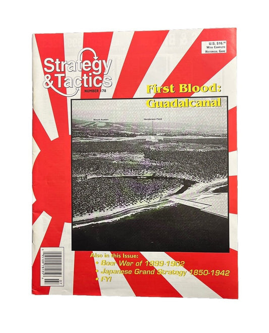 Strategy & Tactics Tabletop Wargame Magazine #178 First Blood: Guadalcanal