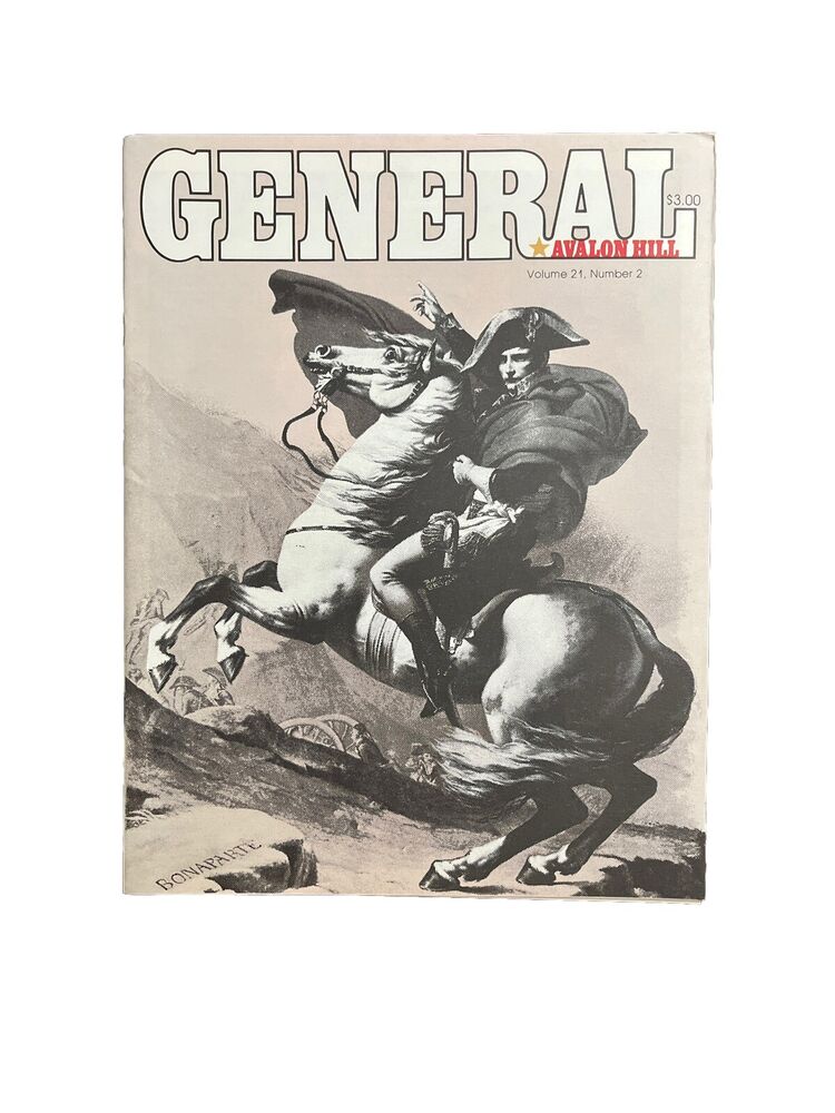 Avalon Hill General Collectable Game Magazine Vol 21 #2 Napoleon at Bay France