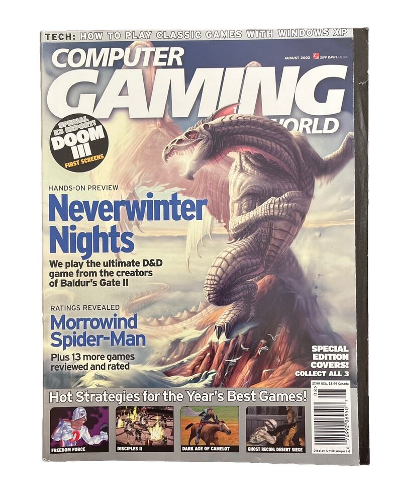 Vintage Computer Gaming World Magazine #217 August 2002 - Neverwinter Nights