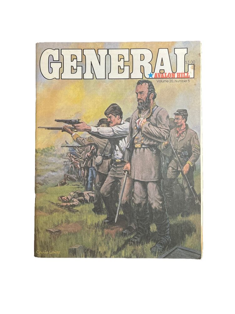 Avalon Hill The General Board Game Magazine Vol. 20 No. 5 The Battle Of Bull Run