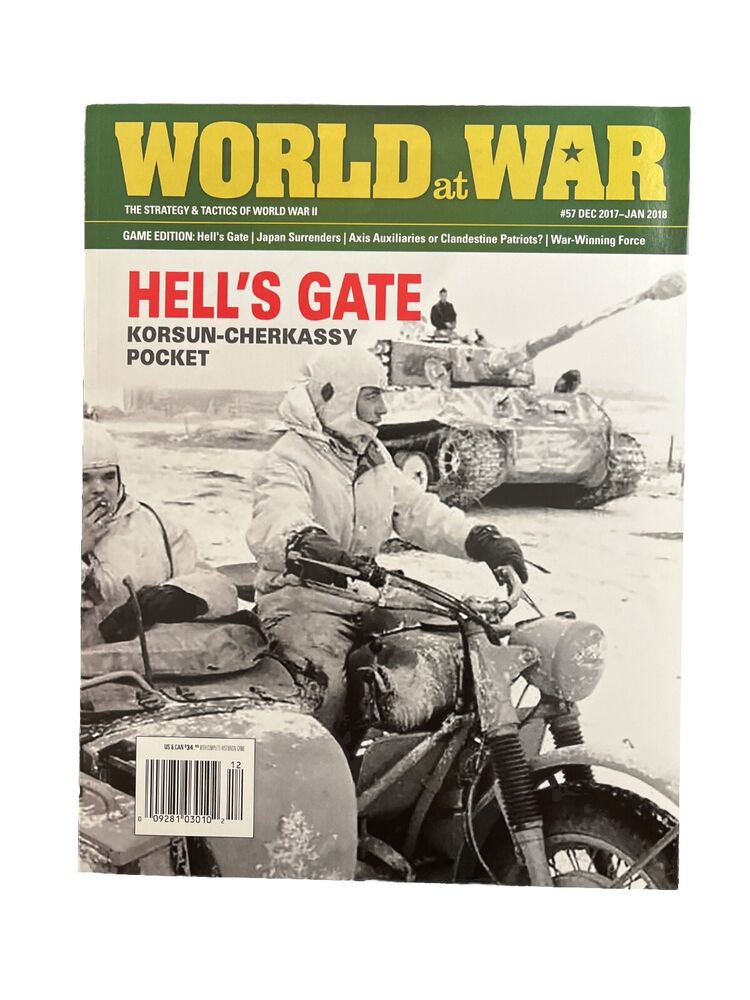 World At War Magazine #57 With Historical Military Board Game - Hell's Gate