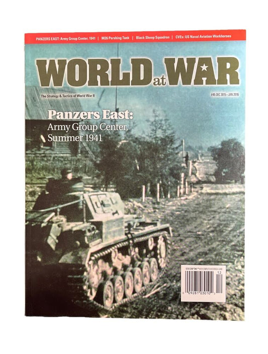 Vintage World At War Board Game Magazine #45 Dec-Jan 2016 - Panzers East