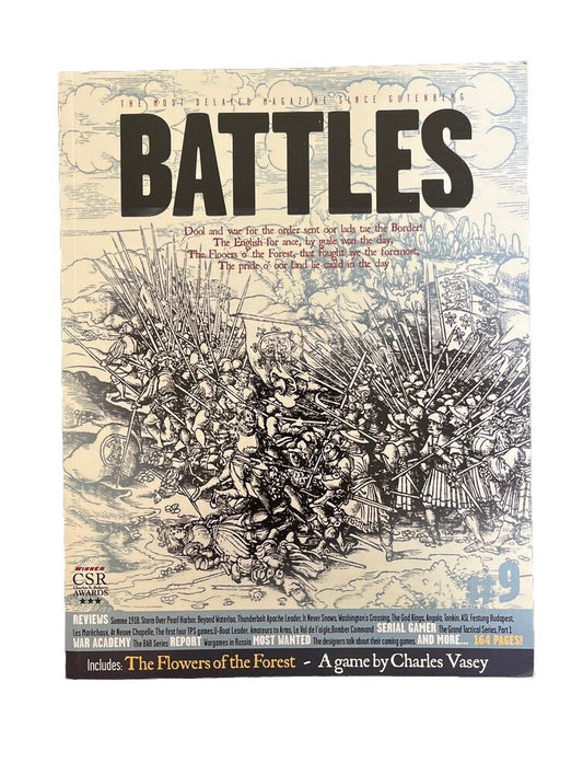 Battles Magazine #9 Sep 2013 With The History War game The Flowers of the Forest