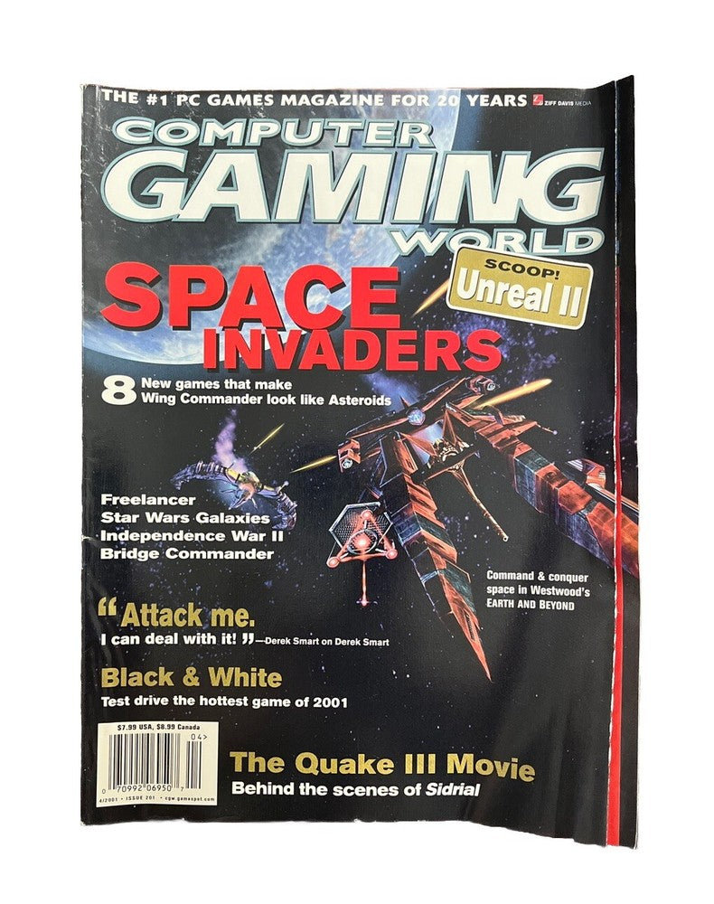 Computer Gaming World Strategy Magazine #201 2001 Space Invaders