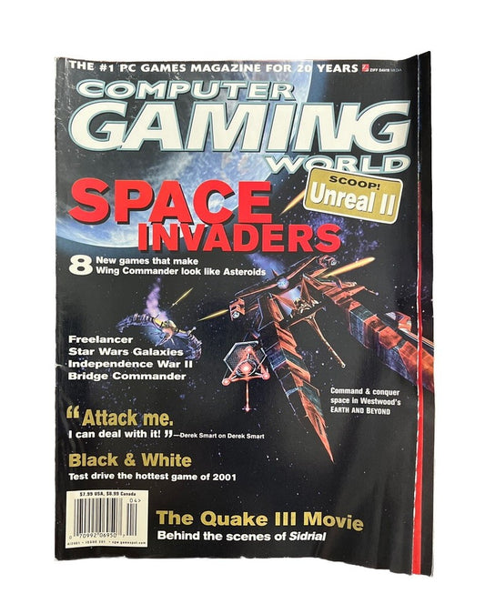 Computer Gaming World Strategy Magazine #201 2001 Space Invaders