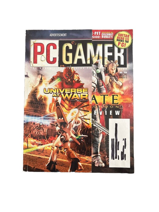 DECEMBER 2007 PC GAMER #168 Video game magazine - Hellgate London - Demo Disc