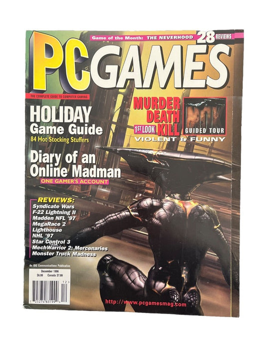 Vintage PC Games Computer Game Magazine Vol.3 No.12 Diary Of An Online Madman