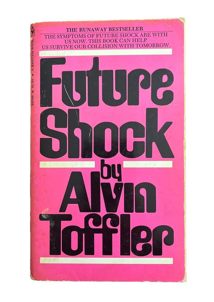 Classic Collectable Science Fiction Book Future Shock by Alvin Toffler