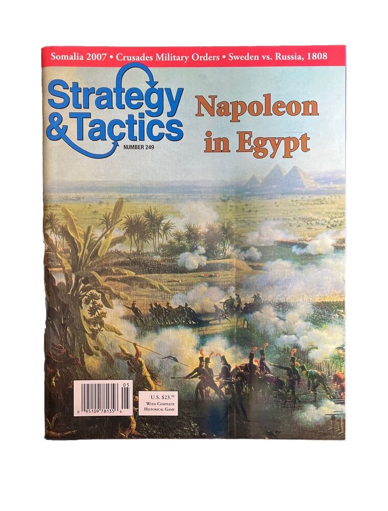 Strategy &Tactics Magazine #249 With Historical War Game - Napoleon in Egypt