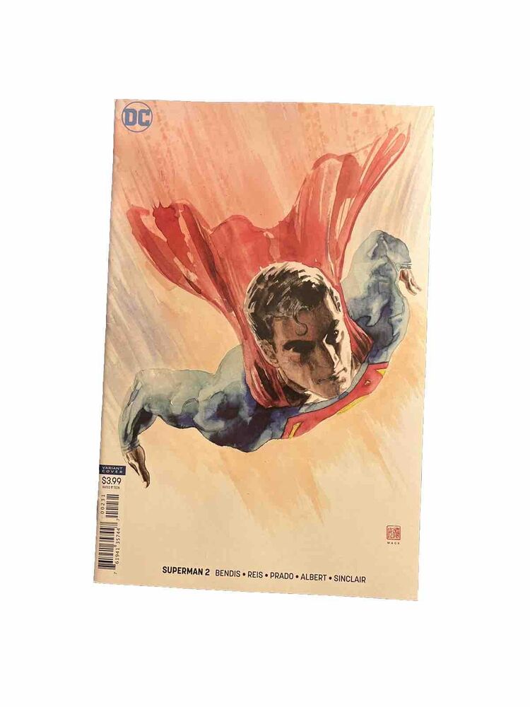 Superman #2 David Mack Variant Cover DC Comics NM - 2018