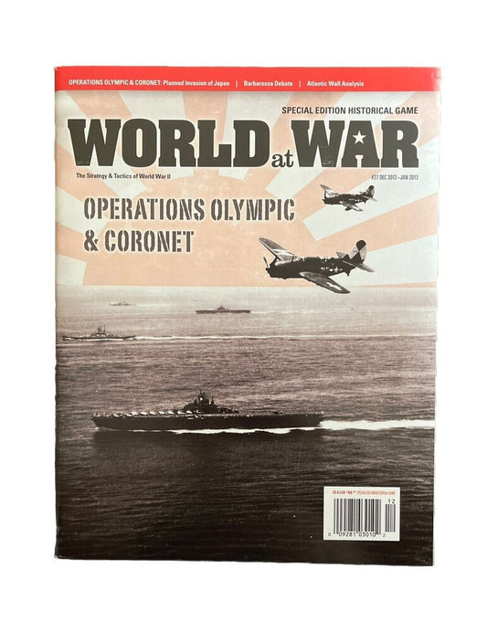 World at War Magazine #27 With Vintage Board Game - Operations Olympic & Coronet