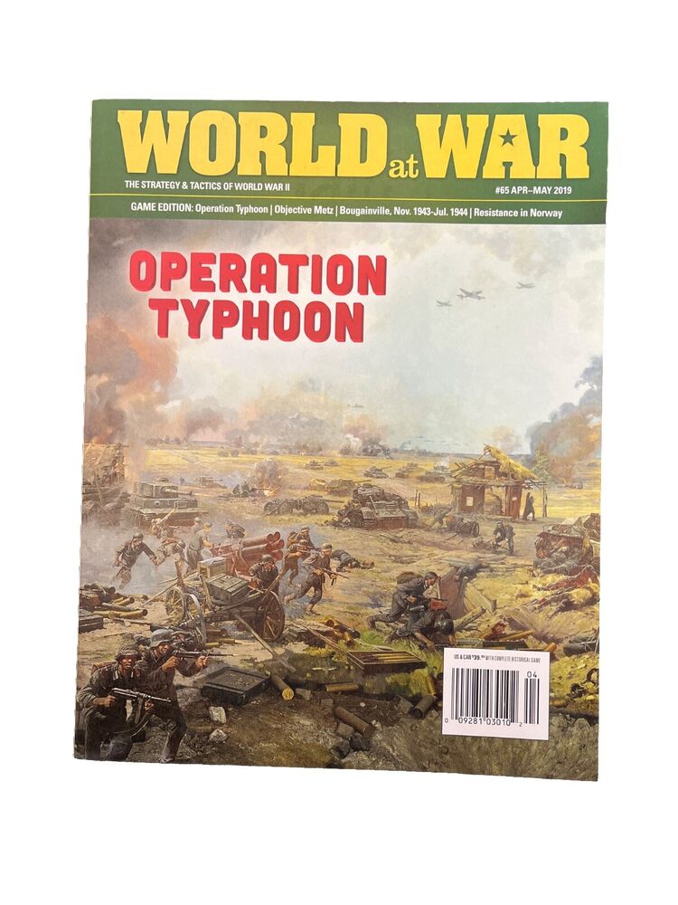 World At War Magazine #65 With Military History Board Game - Operation Typhoon