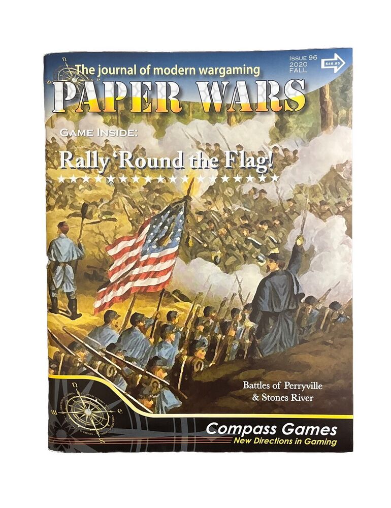 Compass Paper Wars Mag #96 With Historical Board Game - Rally 'Round the Flag!