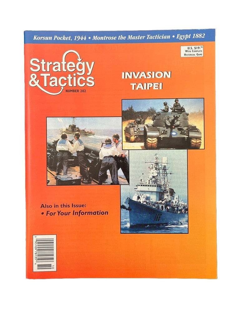 Strategy & Tactics Tabletop Wargame Magazine #202 Mar/Apr 2000 Invasion Taipei