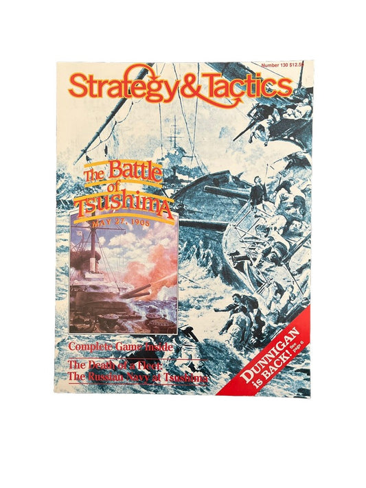 Strategy & Tactics Historical Wargame Magazine #130 The Battle Of Tsushima