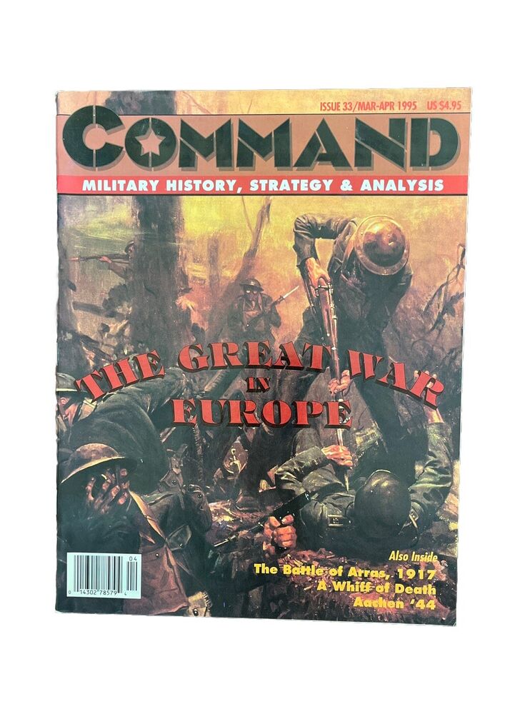 XTR Collectable Command Wargame Magazine #33 1995 - The Great War In Europe