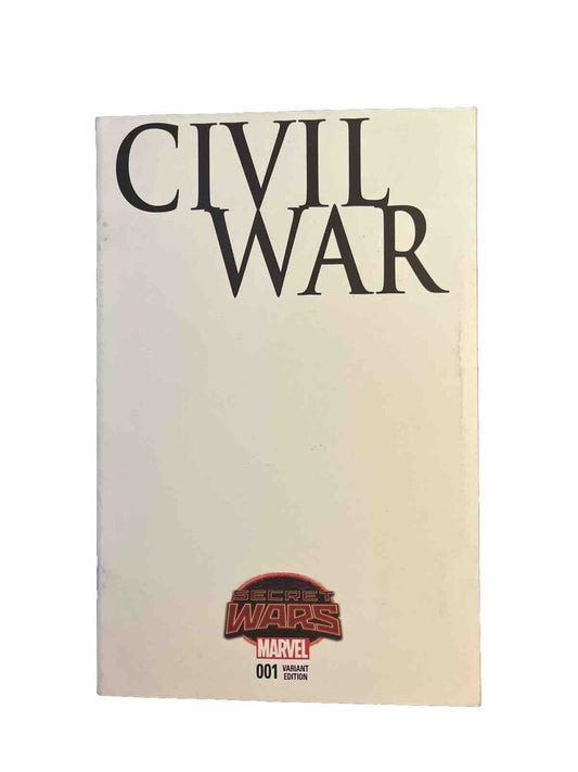 Civil War #1 Blank Cover Variant(2015) Secret Wars