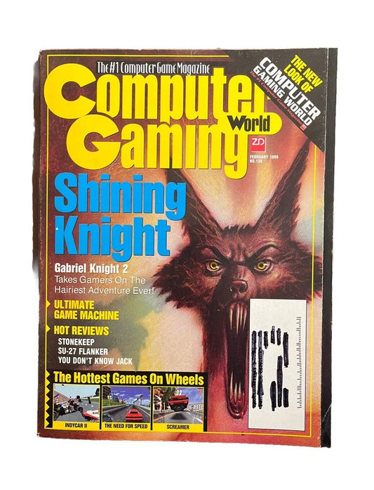 Classic Vintage Computer Gaming World Strategy Magazine #139 Shining Knight