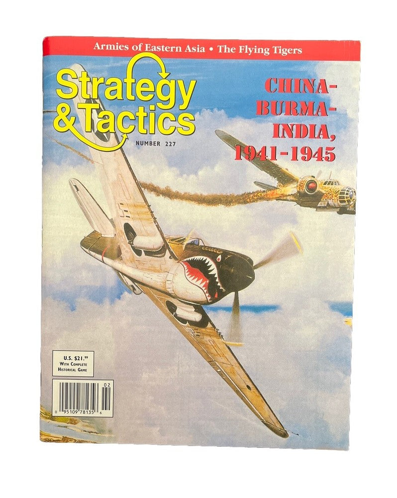 Collectable Strategy & Tactics Wargame Magazine #227 China-Burma-India 1941-1945