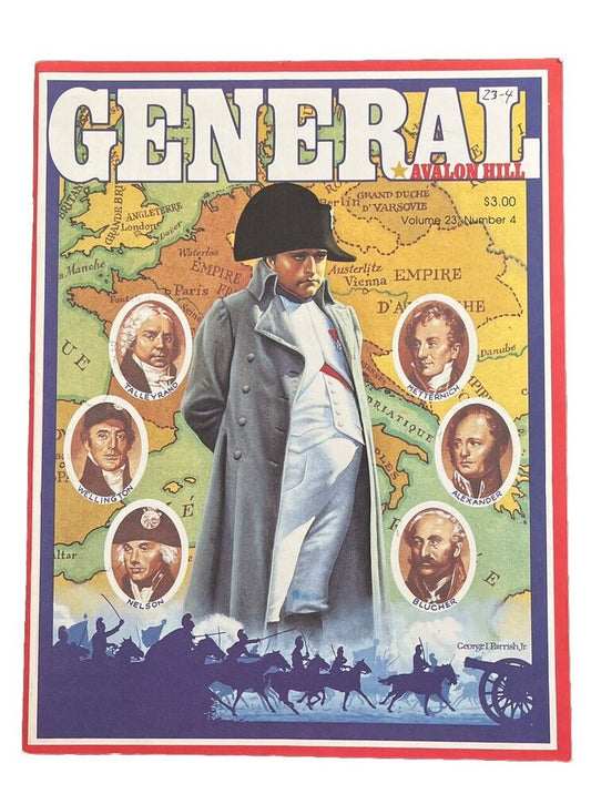 Vintage 1987 The General magazine Vol 23 #4 Avalon Hill War Game Magazine