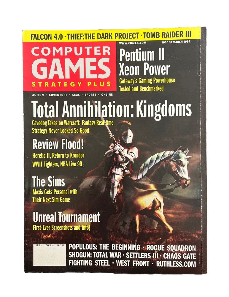 Computer Games Strategy Plus Magazine #100 1999 Total Annihilation Kingdoms