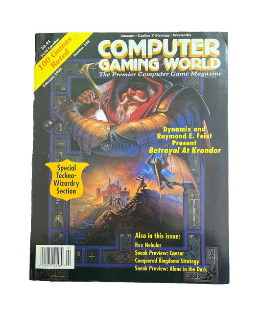 Computer Gaming World Strategy Magazine #103 Special Techno-Wizardry Section
