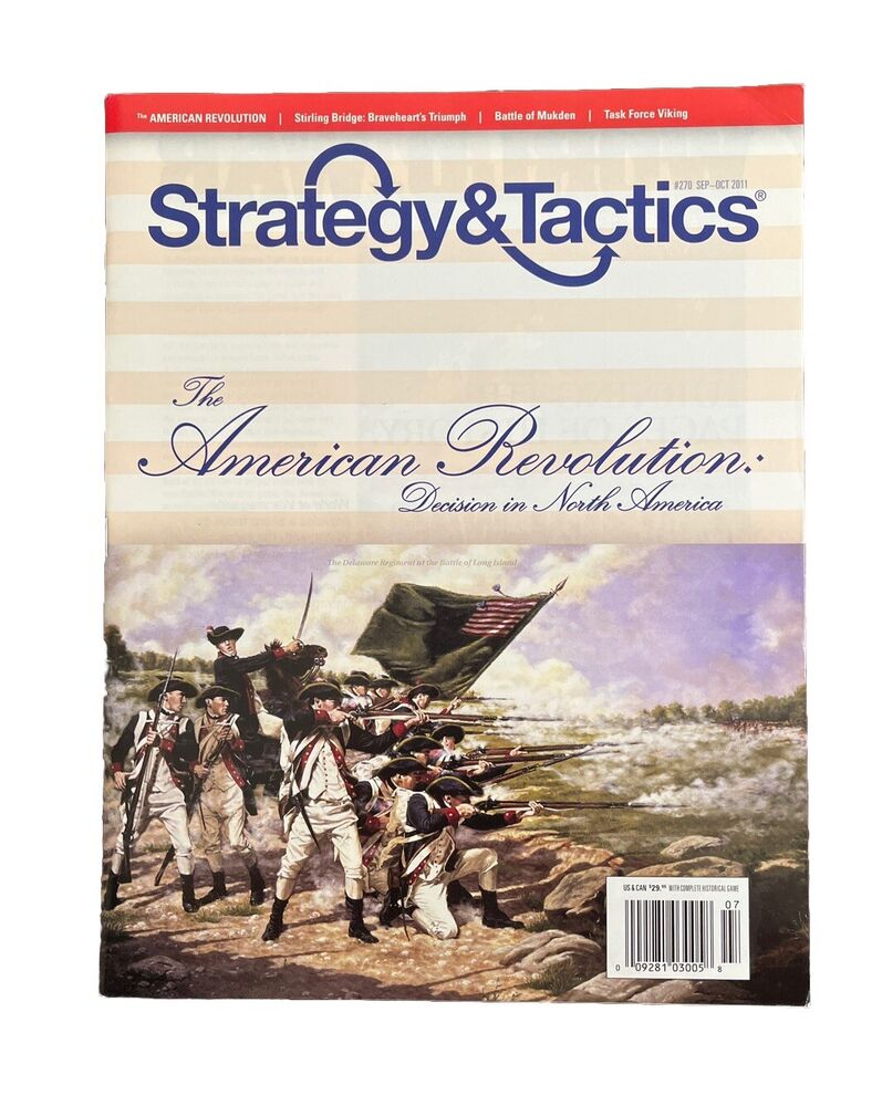 Strategy & Tactics Magazine #270 With History Wargame - The American Revolution