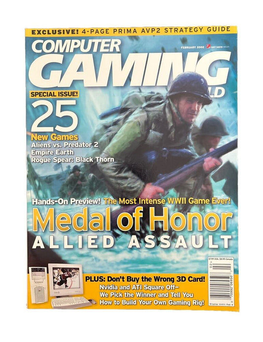 Vintage Computer Gaming World Magazine #211 February 2002 - Medal Of Honor