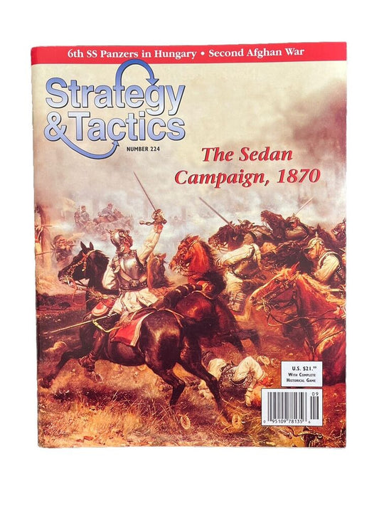 Vintage Strategy & Tactics Board Game Magazine #224 - The Sedan Campaign,1870