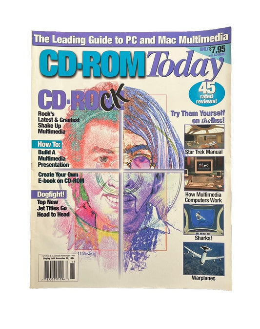 CD-ROM Today Classic PC And Mac Multimedia Magazine Vol.2 No.6 CD-Rock