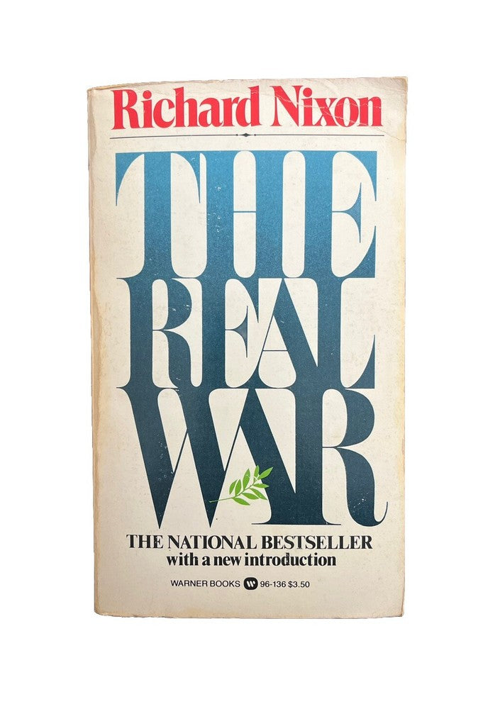 President Richard Nixon The Real War Book First Printing Vintage History Book
